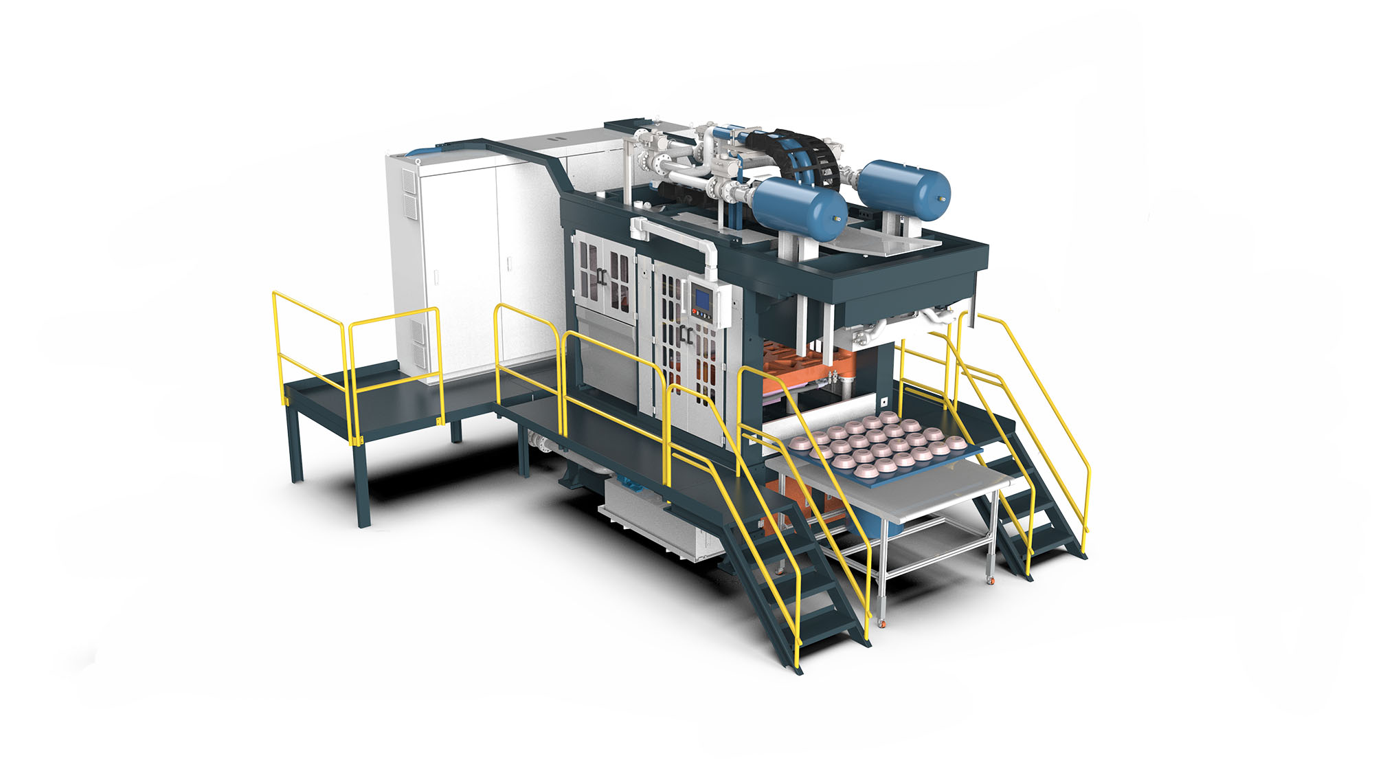 HM-ZX1080 Automatic Molded Pulp Tray Forming machine